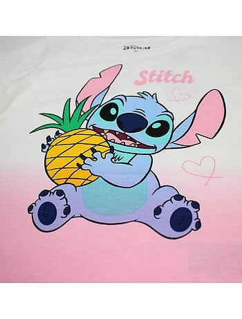 Disney - T-shirt imprimé Lilo Et Stitch en coton