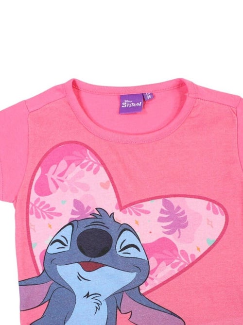 Disney - T-shirt imprimé Lilo Et Stitch en coton - Kiabi