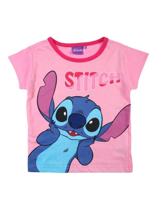 Disney - T-shirt imprimé Lilo Et Stitch en coton - Kiabi