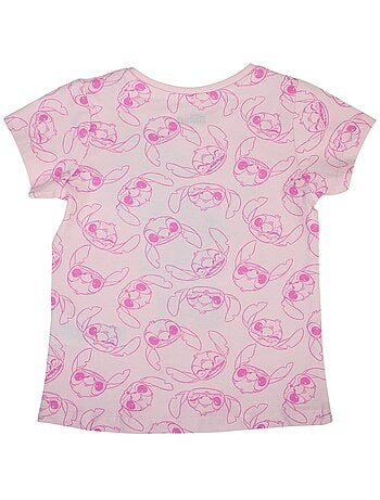 Disney - T-shirt imprimé Lilo Et Stitch en coton