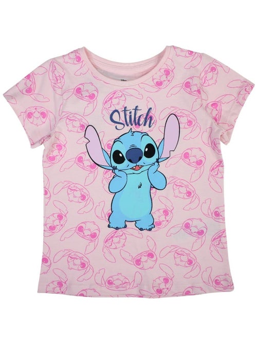 Disney - T-shirt imprimé Lilo Et Stitch en coton - Kiabi