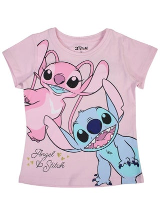 Disney - T-shirt imprimé Lilo Et Stitch en coton