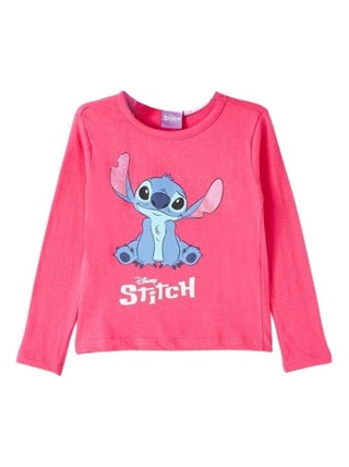 Disney - T-shirt imprimé Lilo Et Stitch en coton