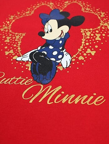 Disney - T-shirt imprimé Minnie en coton