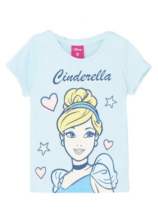 Disney - T-shirt imprimé Princesse en coton