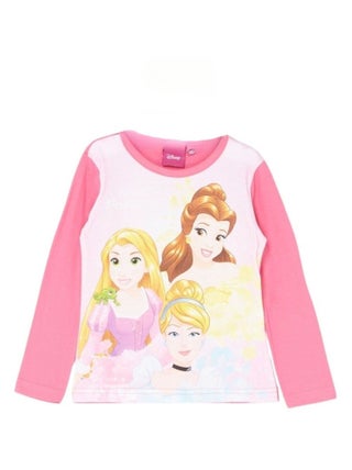 Disney - T-shirt imprimé Princesse en coton