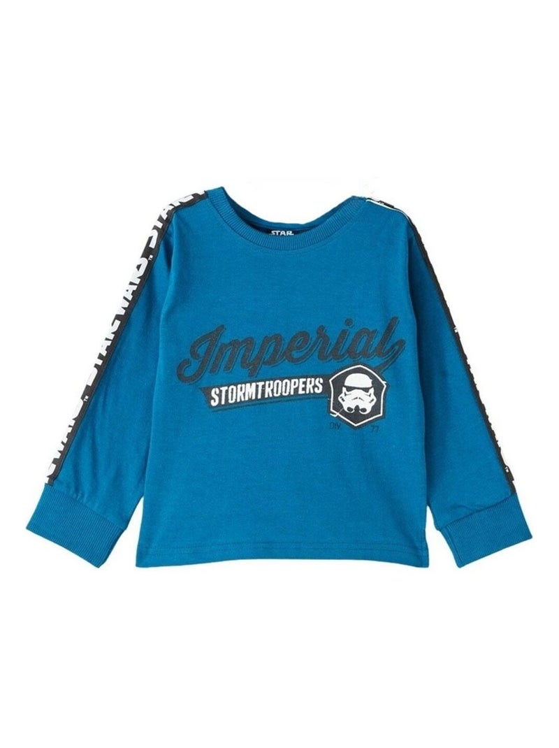 Disney - T-shirt imprimé Star Wars en coton Bleu - Kiabi