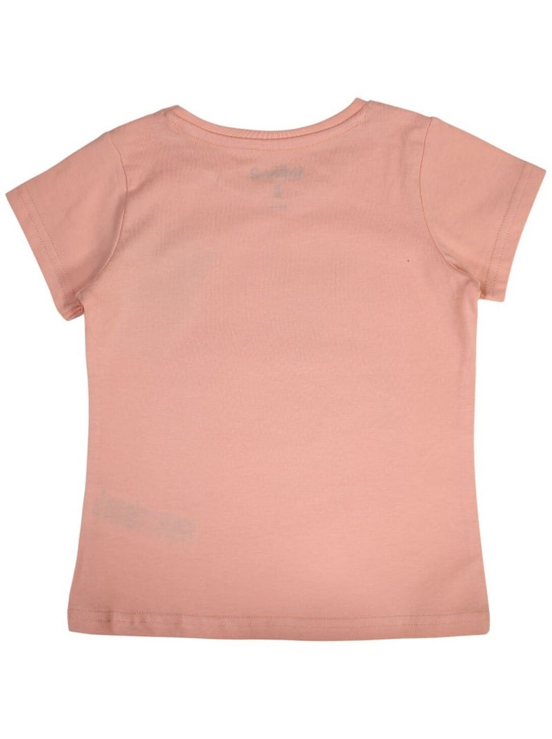 Disney - T-shirt imprimé Vaiana en coton Rose - Kiabi