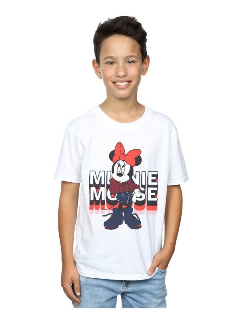 Disney - T-shirt IN HOODIE Blanc - Kiabi
