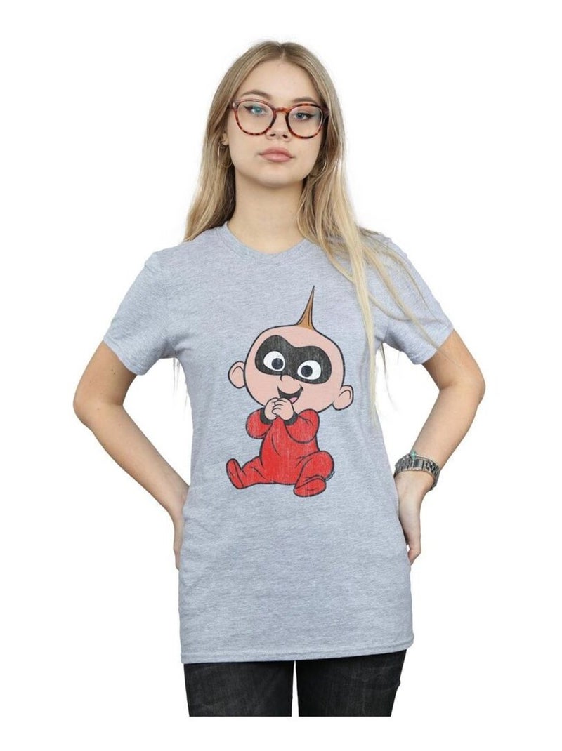 Disney - T-shirt INCREDIBLES Gris chiné - Kiabi