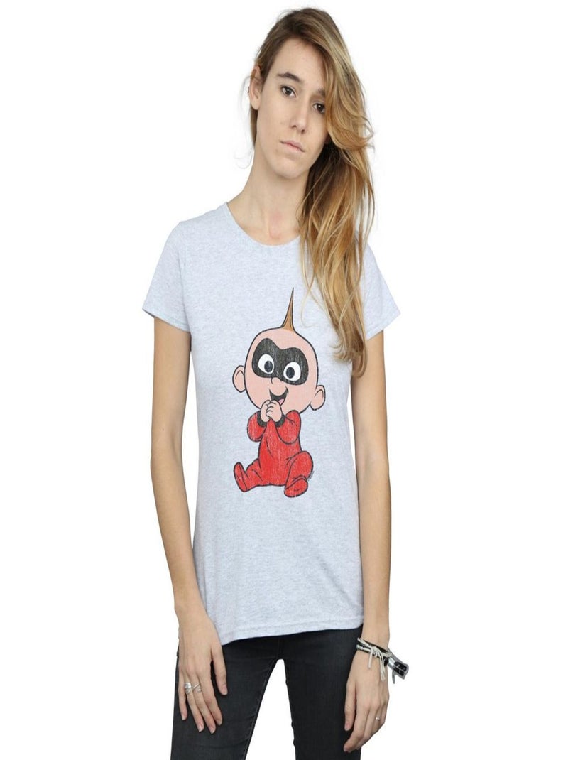 Disney - T-shirt INCREDIBLES Gris chiné - Kiabi