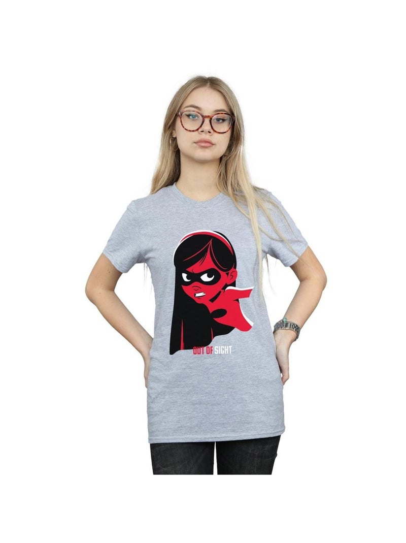 Disney - T-shirt INCREDIBLES INCREDIBLE GIRL Gris chiné - Kiabi