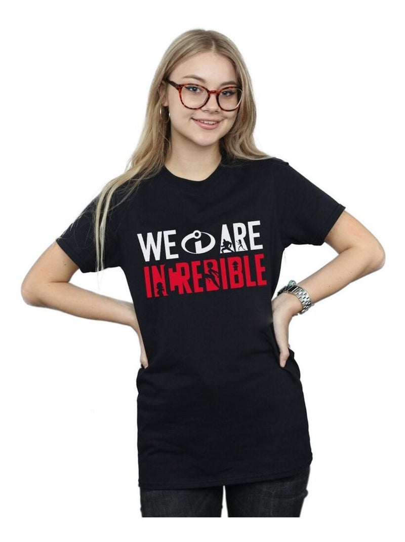 Disney - T-shirt INCREDIBLES WE ARE INCREDIBLE Noir - Kiabi