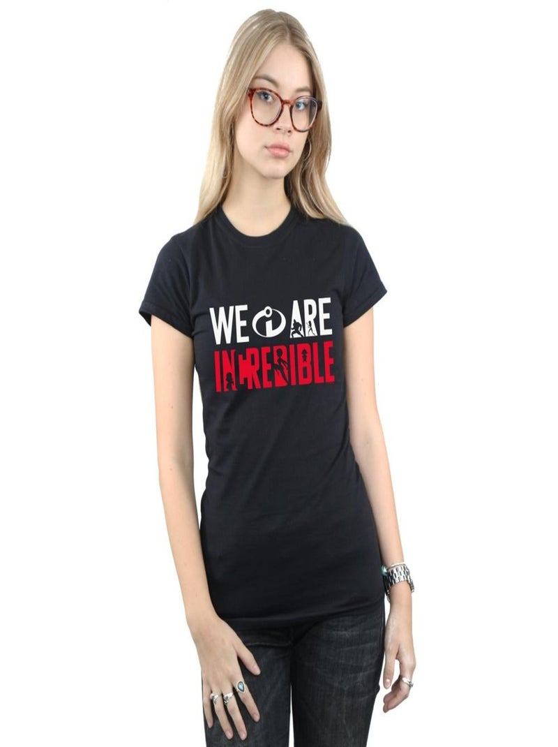 Disney - T-shirt INCREDIBLES WE ARE INCREDIBLE Noir - Kiabi