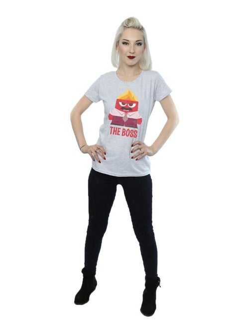 Disney - T-shirt INSIDE OUT ANGER THE BOSS - Kiabi Disney - T-shirt INSIDE OUT ANGER THE BOSS - Kiabi