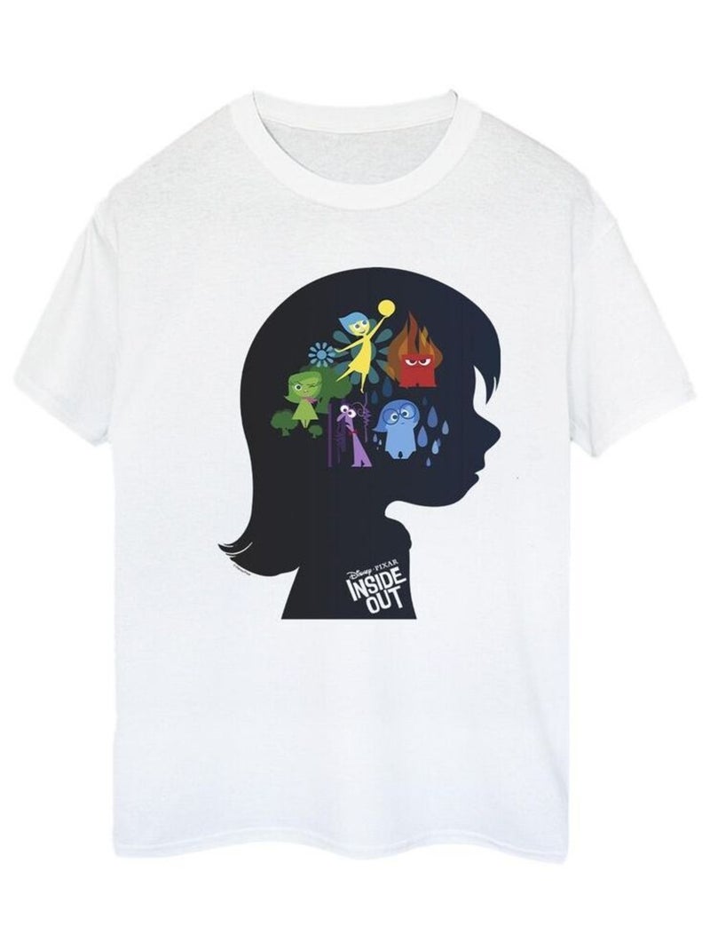 Disney - T-shirt INSIDE OUT Blanc - Kiabi