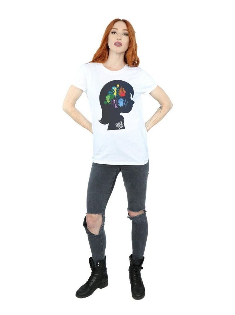 Disney - T-shirt INSIDE OUT Blanc - Kiabi