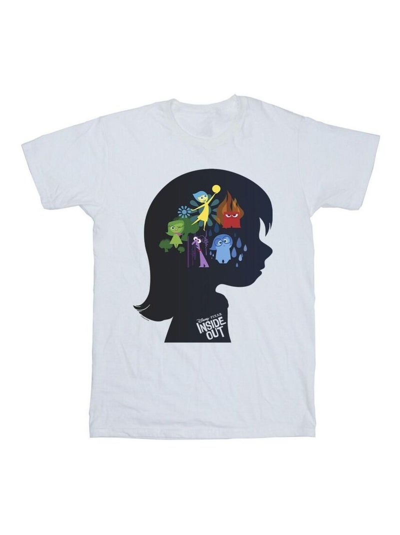 Disney - T-shirt INSIDE OUT Blanc - Kiabi