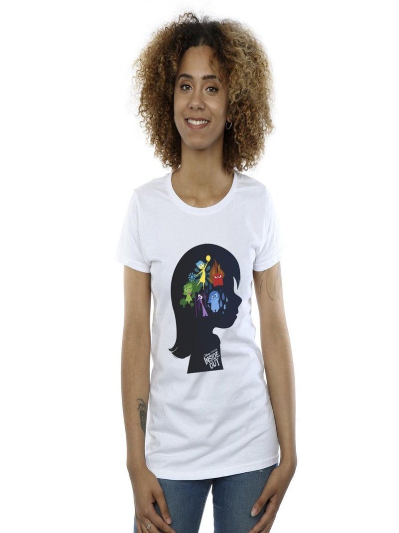 Disney - T-shirt INSIDE OUT Blanc - Kiabi