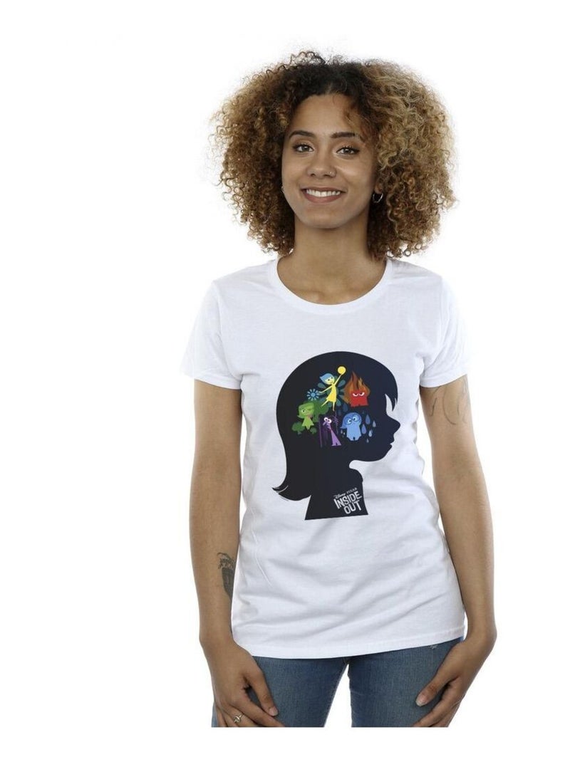 Disney - T-shirt INSIDE OUT Blanc - Kiabi