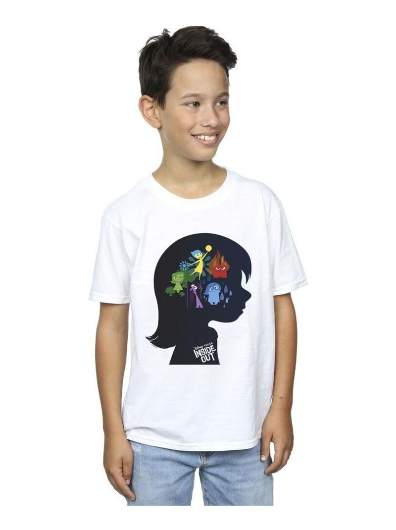 Disney - T-shirt INSIDE OUT Blanc - Kiabi
