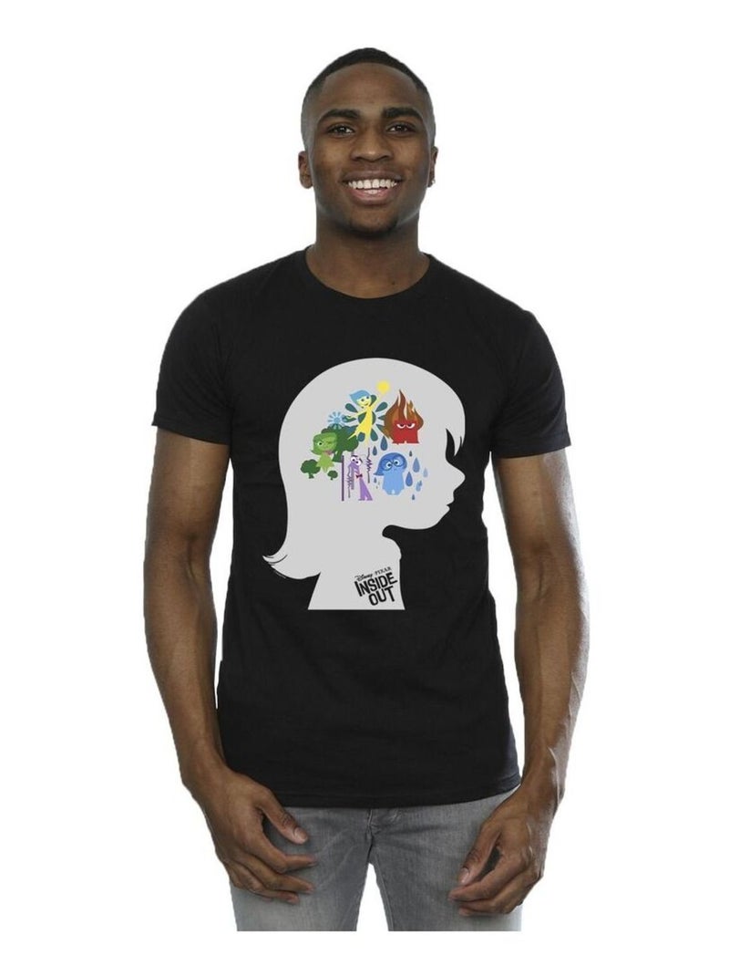 Disney - T-shirt INSIDE OUT Noir - Kiabi