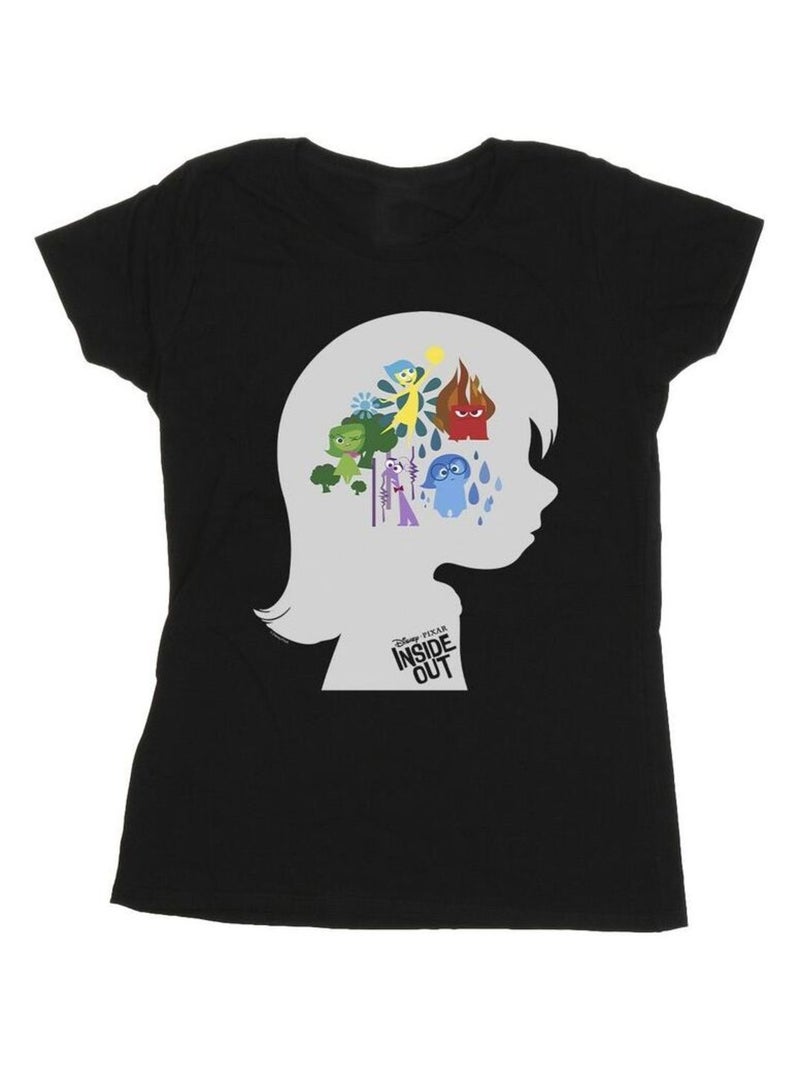 Disney - T-shirt INSIDE OUT Noir - Kiabi