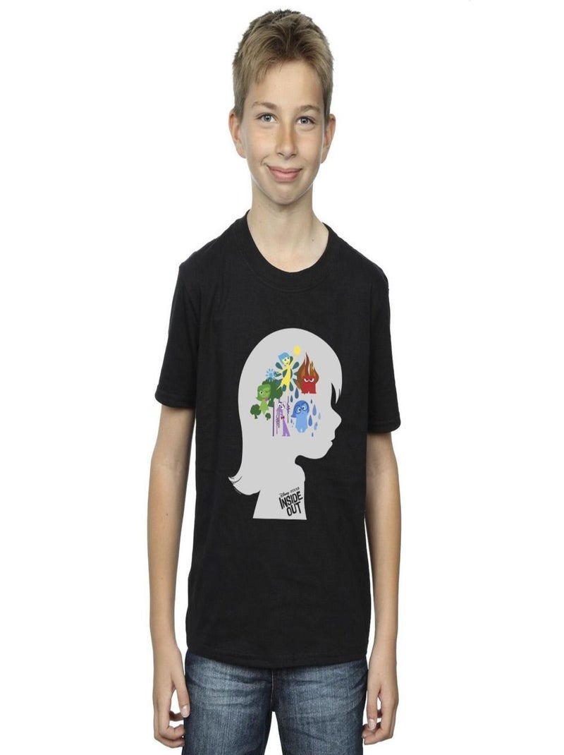 Disney - T-shirt INSIDE OUT Noir - Kiabi