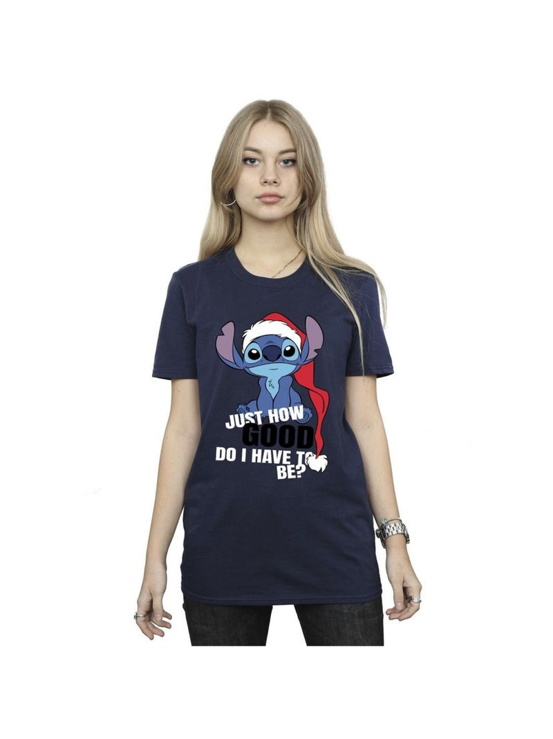 Disney - T-shirt JUST HOW GOOD Bleu marine - Kiabi