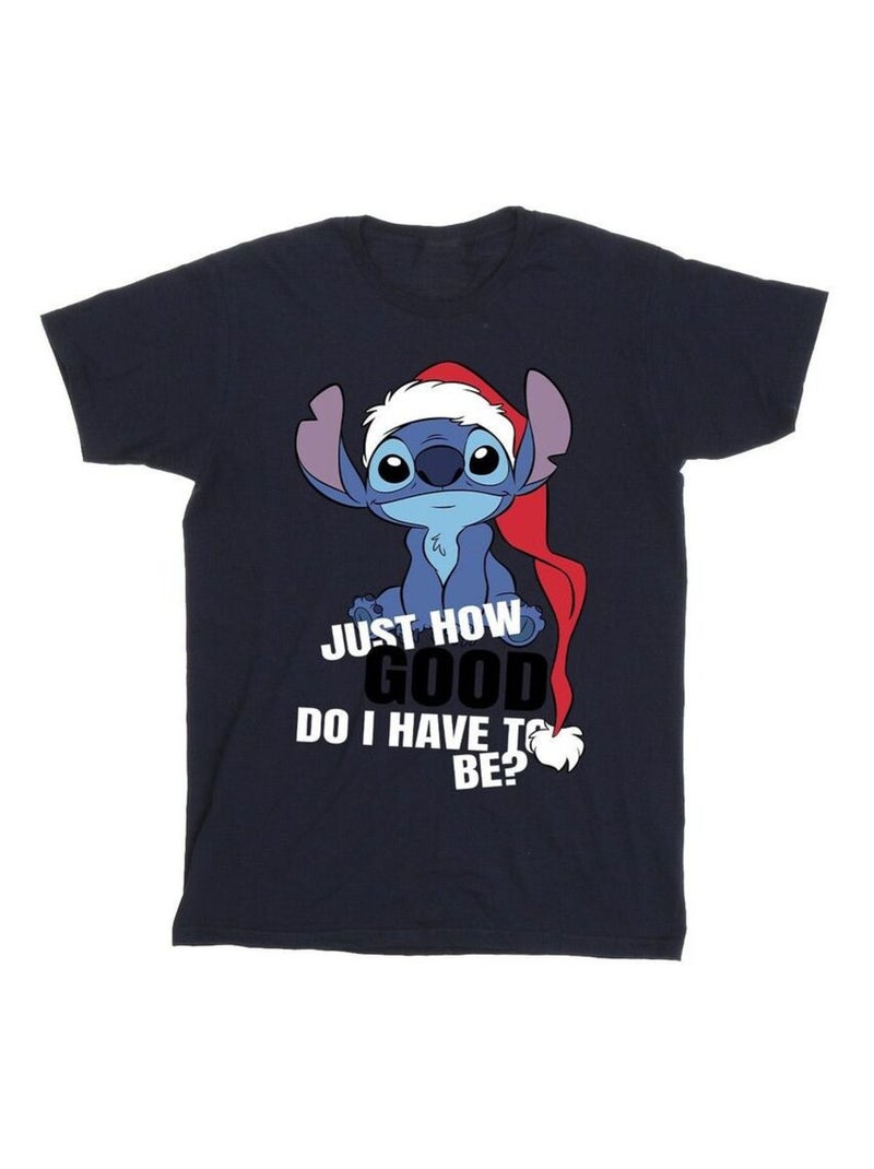 Disney - T-shirt JUST HOW GOOD Bleu marine - Kiabi