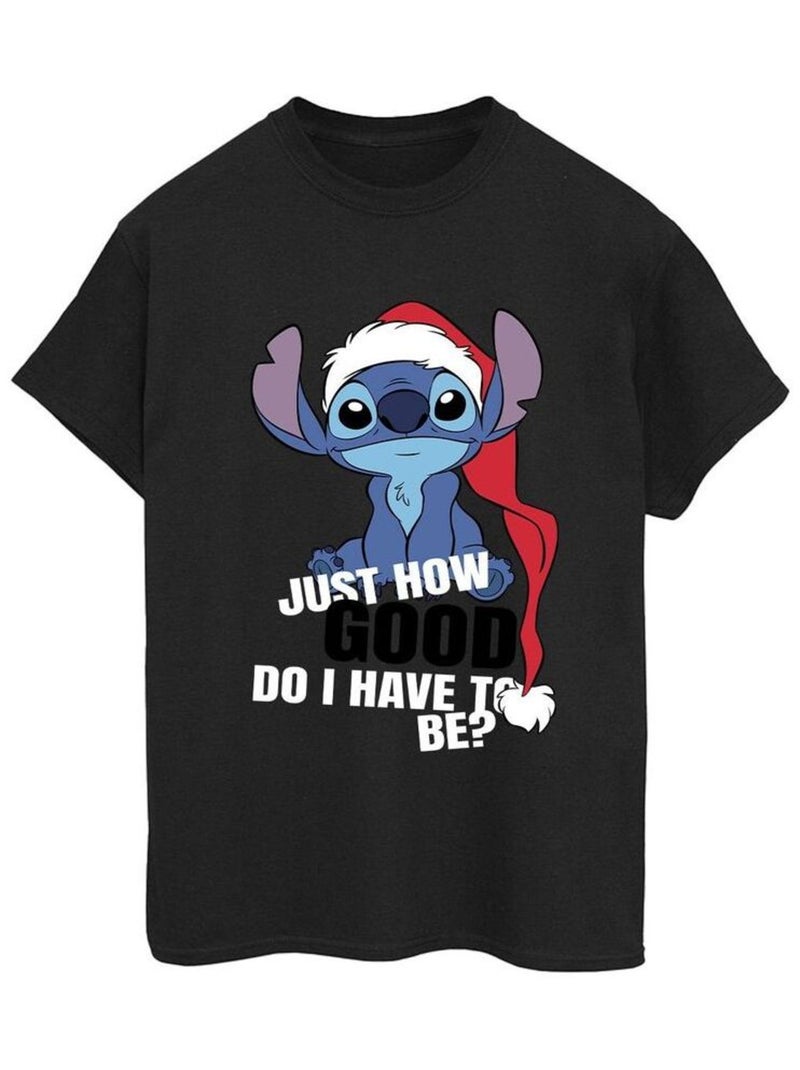 Disney - T-shirt JUST HOW GOOD Noir - Kiabi