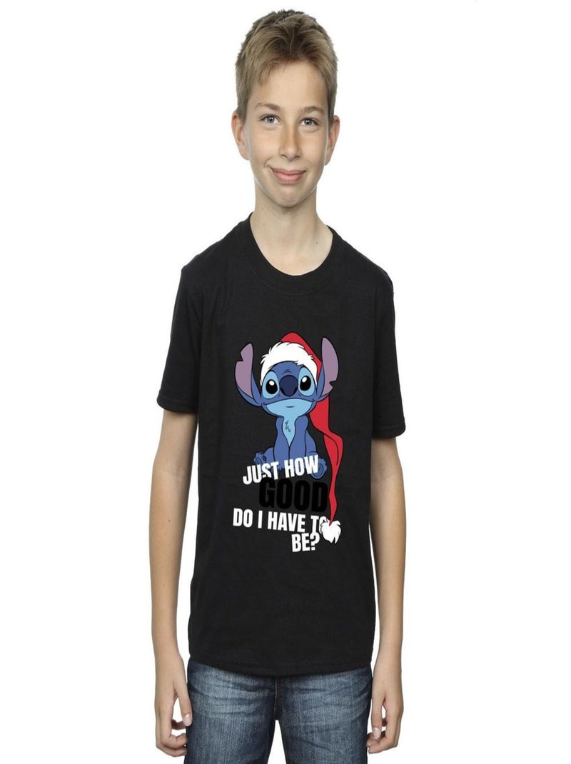 Disney - T-shirt JUST HOW GOOD Noir - Kiabi