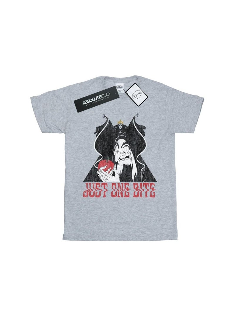 Disney - T-shirt JUST ONE BITE Gris chiné - Kiabi