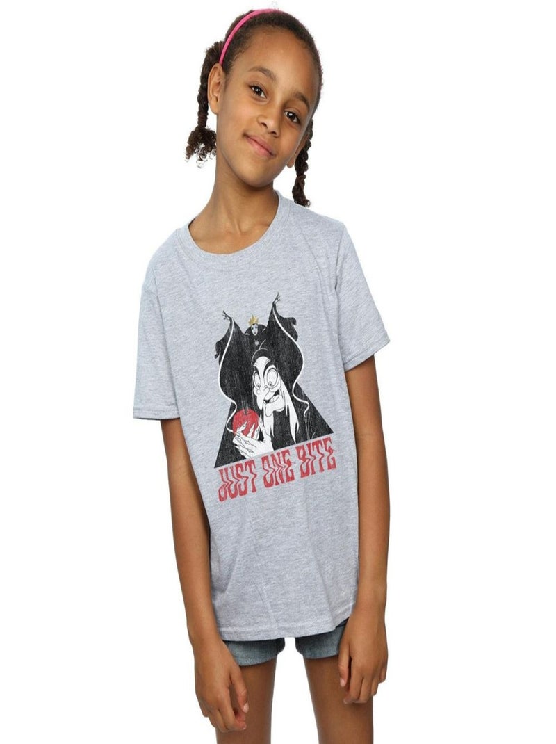 Disney - T-shirt JUST ONE BITE Gris chiné - Kiabi