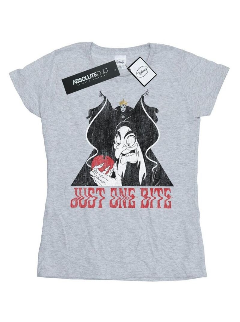 Disney - T-shirt JUST ONE BITE Gris chiné - Kiabi