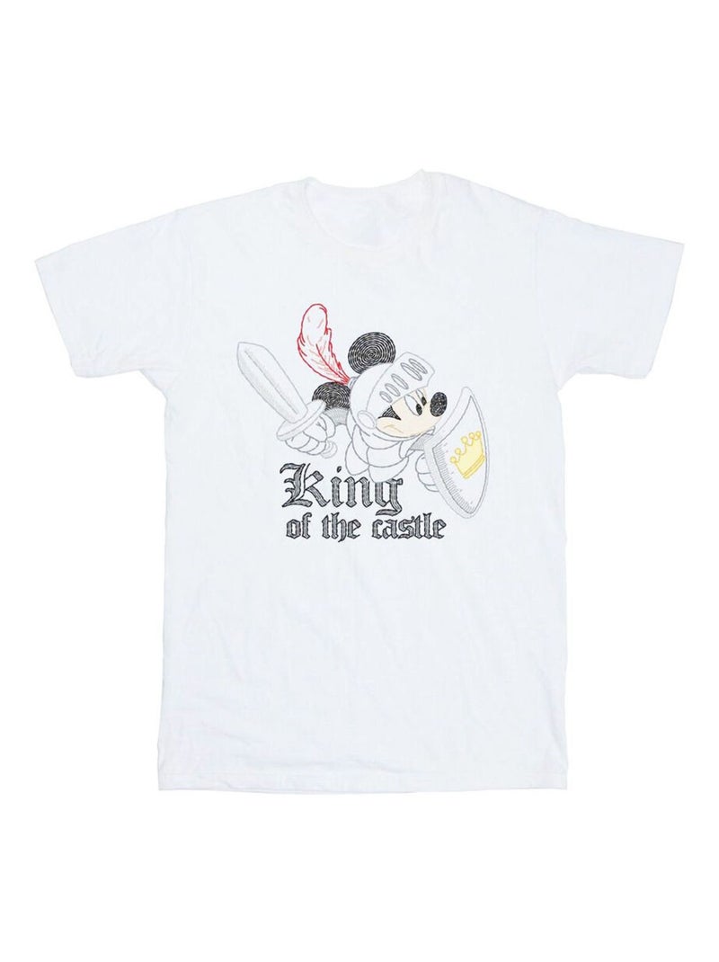 Disney - T-shirt KING OF THE Blanc - Kiabi
