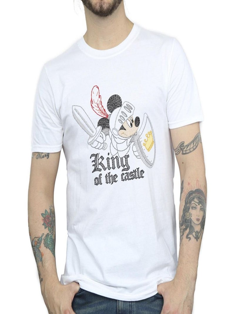Disney - T-shirt KING OF THE Blanc - Kiabi