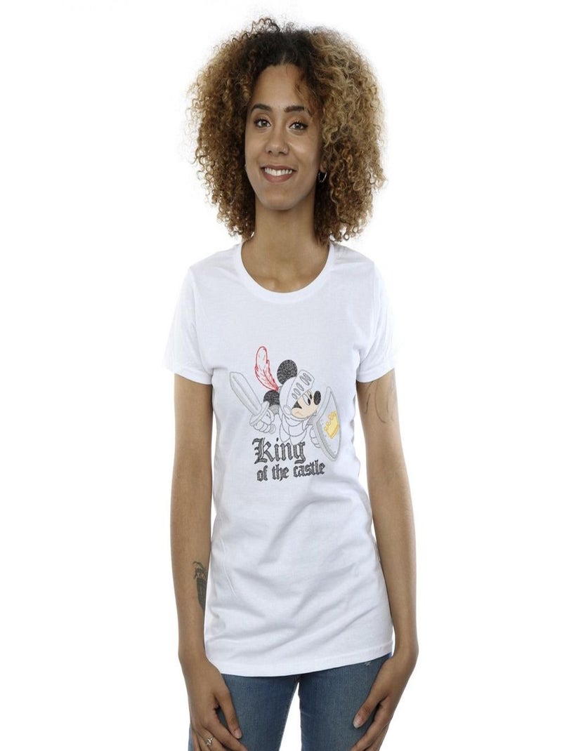 Disney - T-shirt KING OF THE Blanc - Kiabi