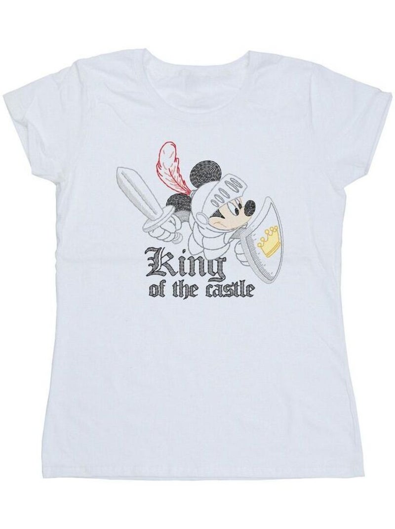 Disney - T-shirt KING OF THE Blanc - Kiabi