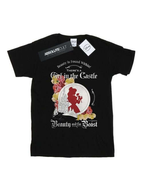 Disney - T-shirt La Belle et la Bête GIRL IN THE - Kiabi