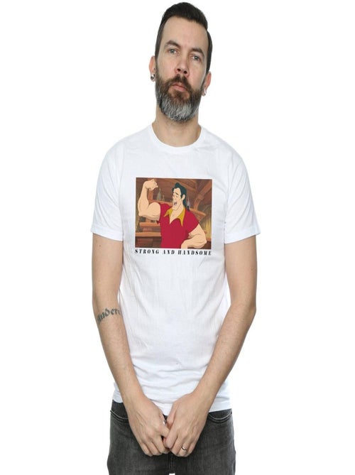 Disney - T-shirt La Belle et la Bête HANDSOME BRUTE - Kiabi