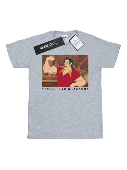 Disney - T-shirt La Belle et la Bête HANDSOME BRUTE - Kiabi