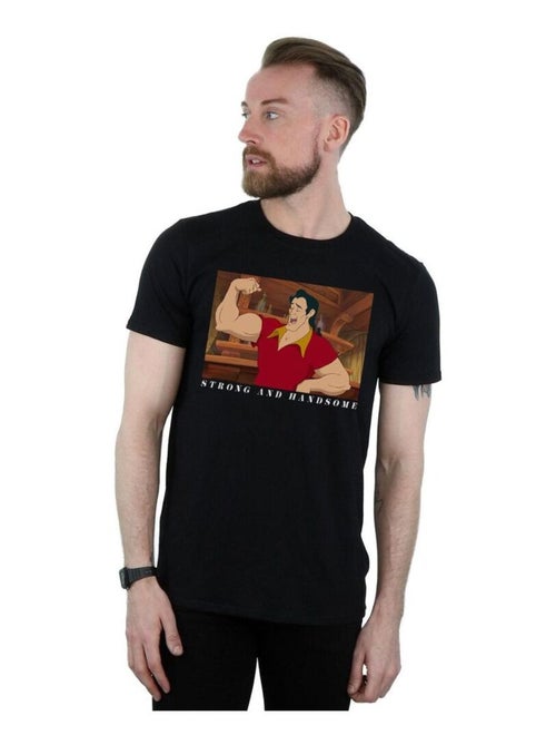Disney - T-shirt La Belle et la Bête HANDSOME BRUTE - Kiabi