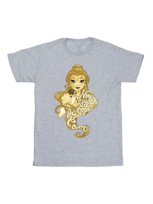 Disney - T-shirt La Belle et la Bête NEVER JUDGE - Kiabi
