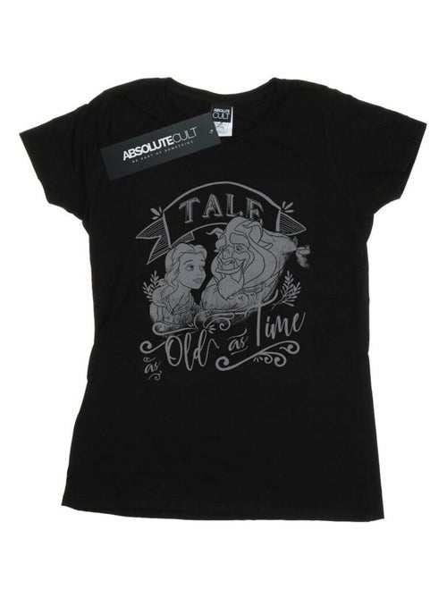 Disney - T-shirt La Belle et la Bête TALE AS OLD AS TIME - Kiabi