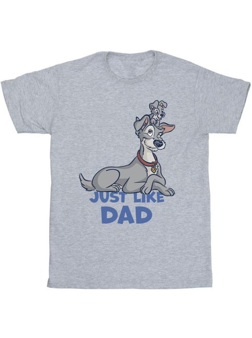 Disney - T-shirt La Belle et le Clochard JUST LIKE DAD - Kiabi Disney - T-shirt La Belle et le Clochard JUST LIKE DAD - Kiabi