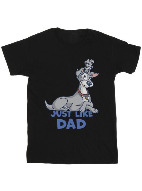 Disney - T-shirt La Belle et le Clochard JUST LIKE DAD - Kiabi