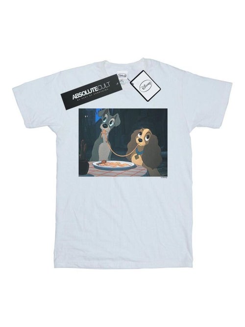 Disney - T-shirt La Belle et le Clochard SPAGHETTI SLURP - Kiabi