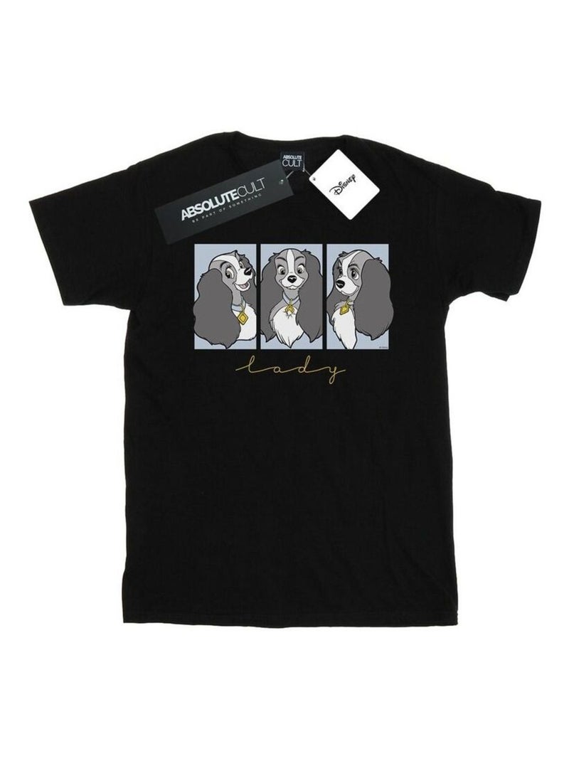 Disney - T-shirt La Belle et le ClochardS Noir - Kiabi