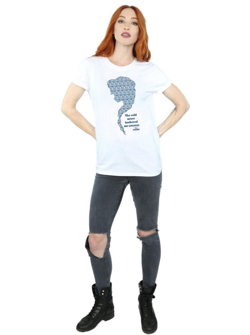 Disney - T-shirt La Reine des Neiges Blanc - Kiabi